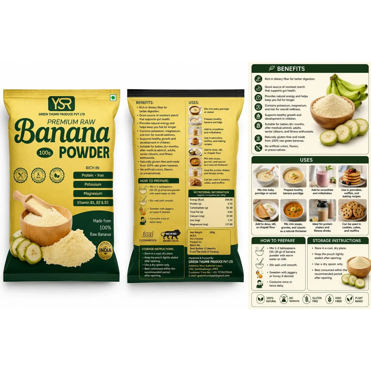 Green Thumb Produce Banana Powder