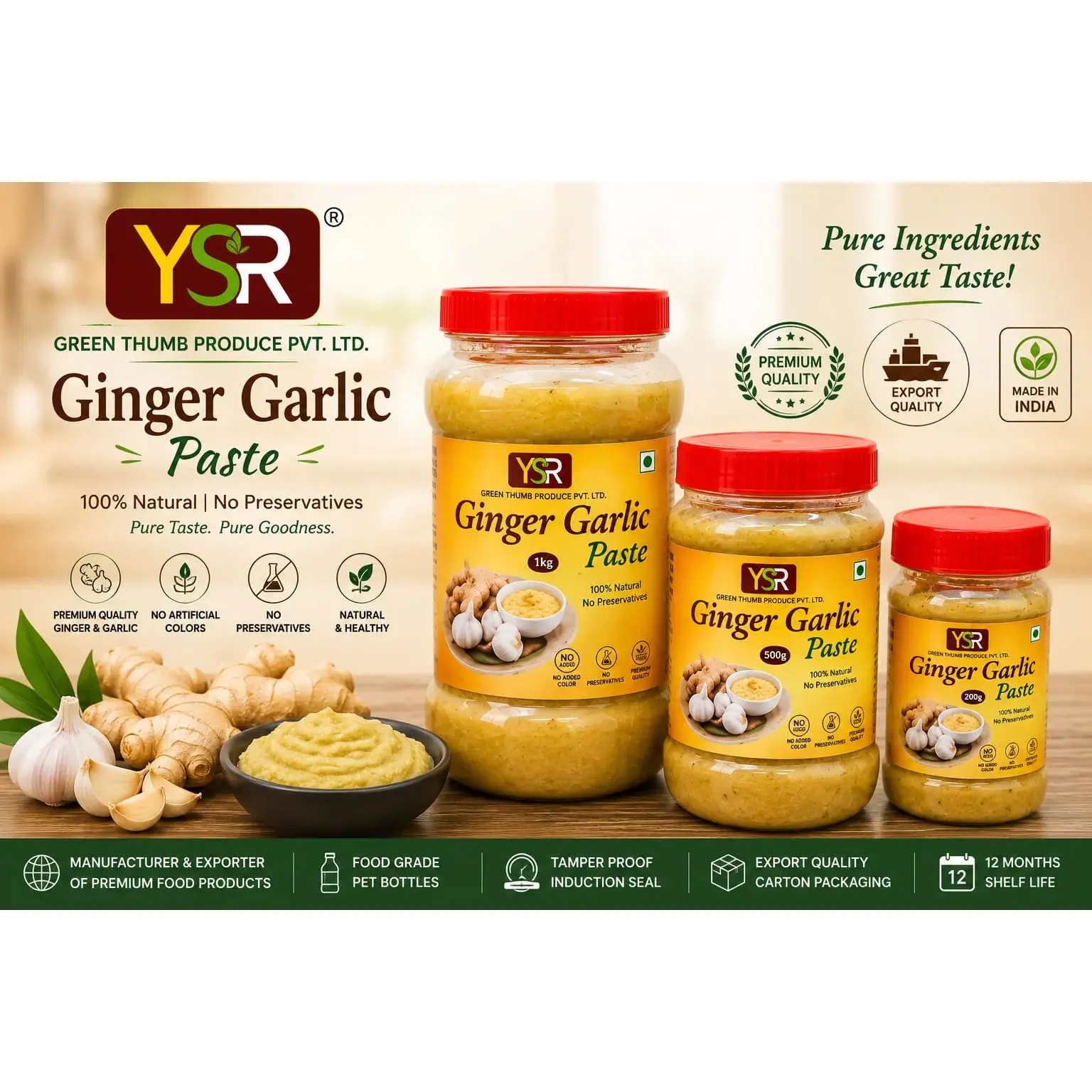 Green Thumb Produce Ginger Garlic Paste