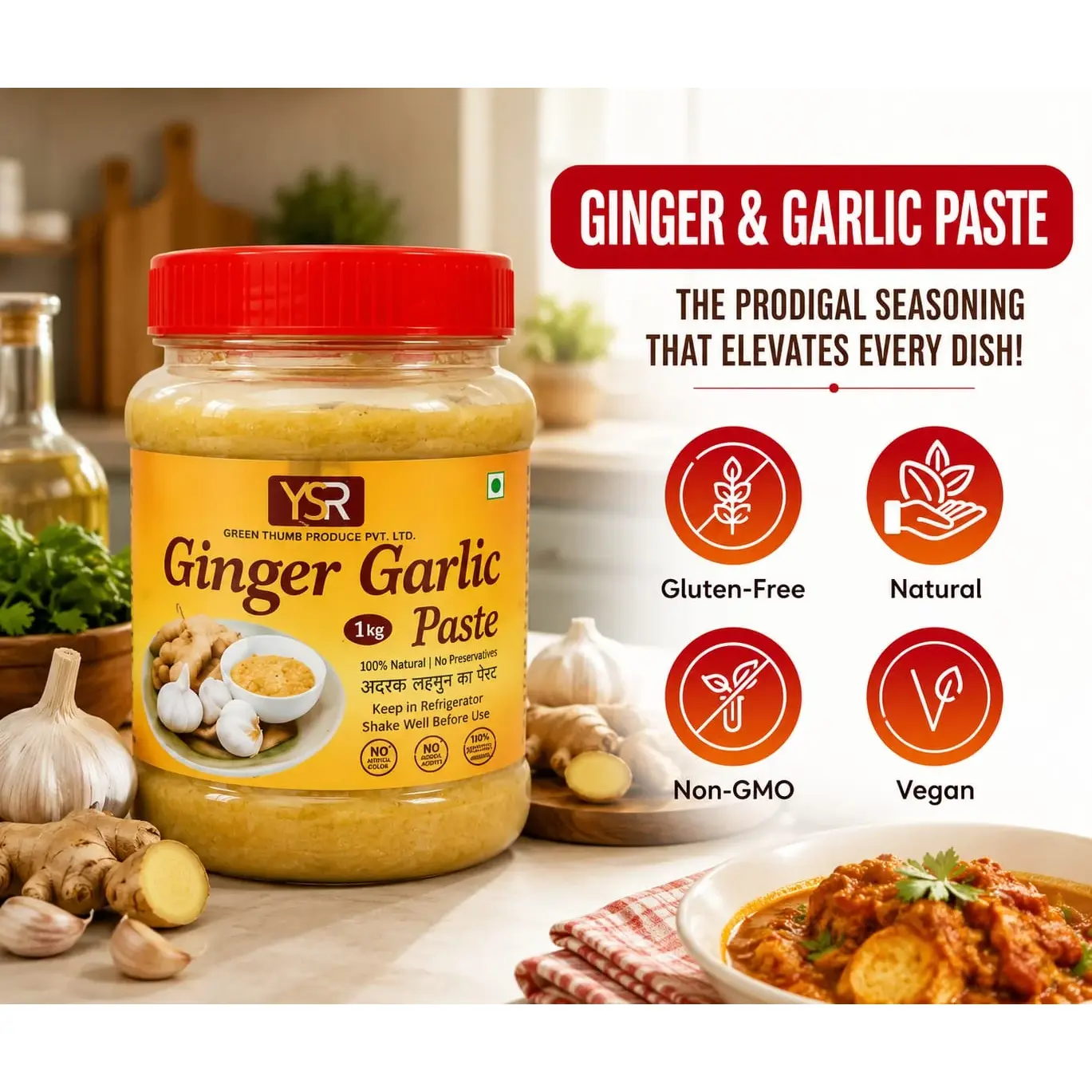 Green Thumb Produce Ginger Garlic Paste