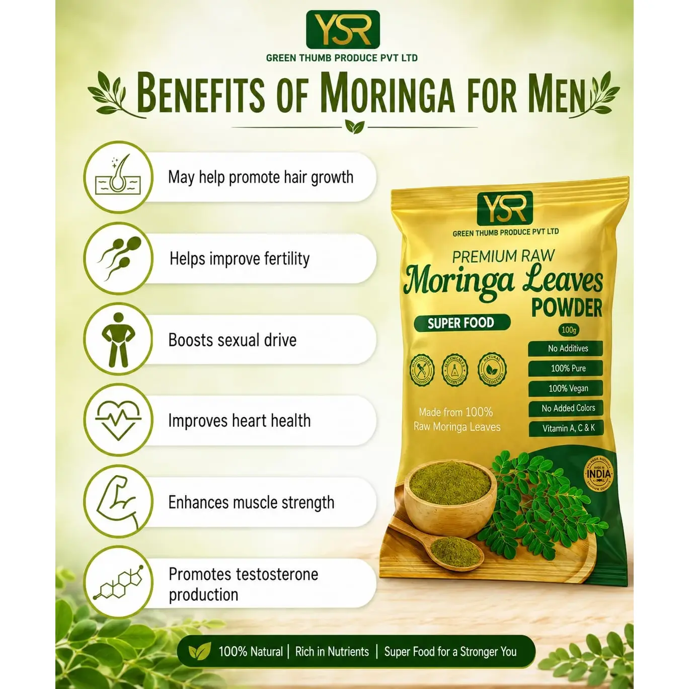 Green Thumb Produce Moringa Leaf Powder
