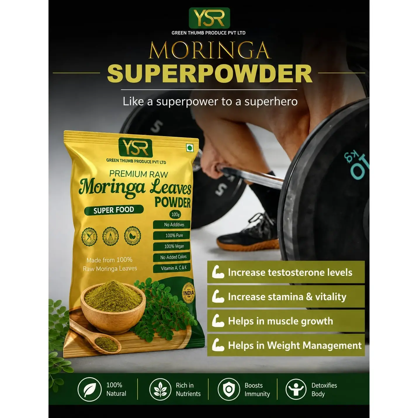 Green Thumb Produce Moringa Leaf Powder